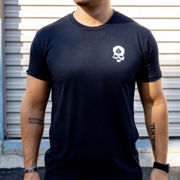 ZERO FOXTROT Other - ZERO FOXTROT Skull Flag Breed Nightmares Graphic Tee in Black Size XL NWT $30